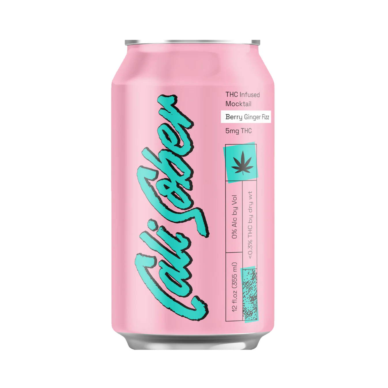 Cali Sober | Berry Ginger Fizz Mocktail (5mg THC)
